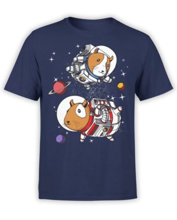 1554 NASA T Shirt Astro Guinea Pigs Front