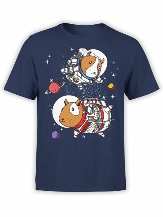 1554 NASA T Shirt Astro Guinea Pigs Front