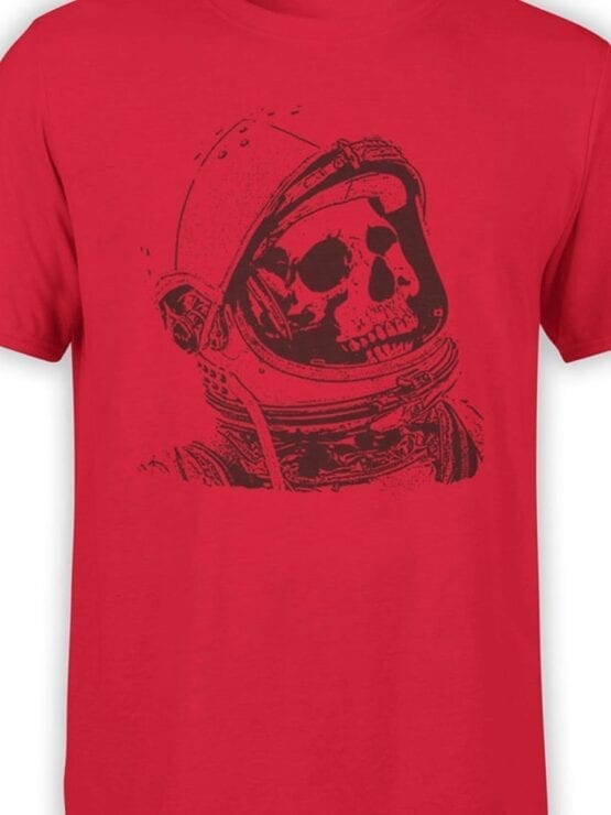 1556 NASA T Shirt Dead Astronaut Front Color
