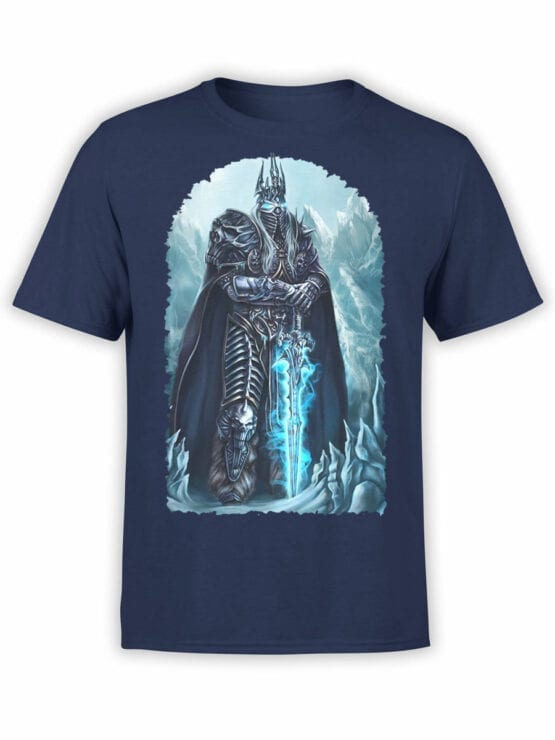 1563 World of Warcraft T Shirt Arthas Menethil Front