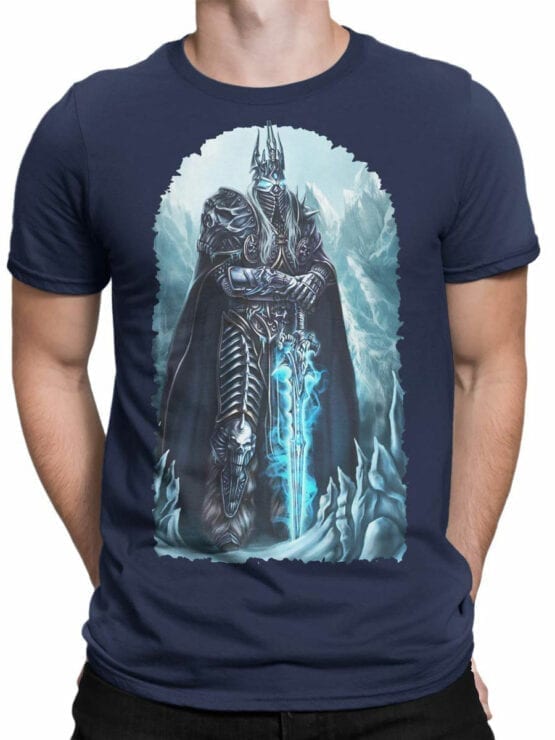 1563 World of Warcraft T Shirt Arthas Menethil Front Man