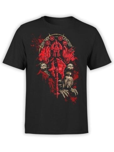 1569 World of Warcraft T Shirt Death Knight Front