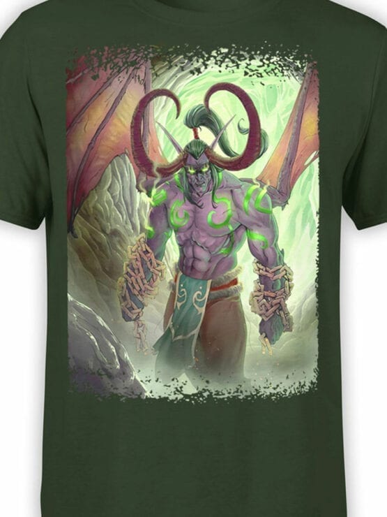 1570 World of Warcraft T Shirt Illidan Stormrage Front Color