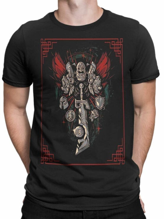 1572 World of Warcraft T Shirt Paladin Front Man