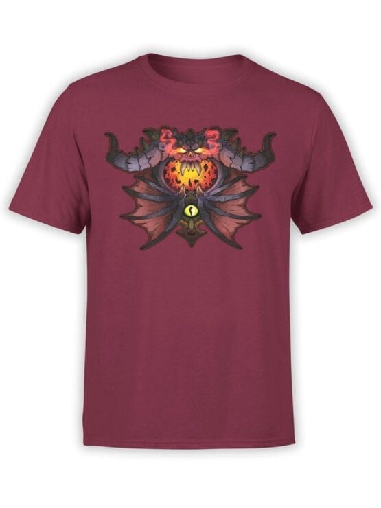 1577 World of Warcraft T Shirt Warlock Front