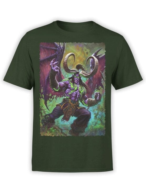 1578 World of Warcraft T Shirt Illidan Stormrage Front