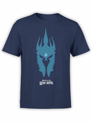 1583 World of Warcraft T Shirt Lich King Front