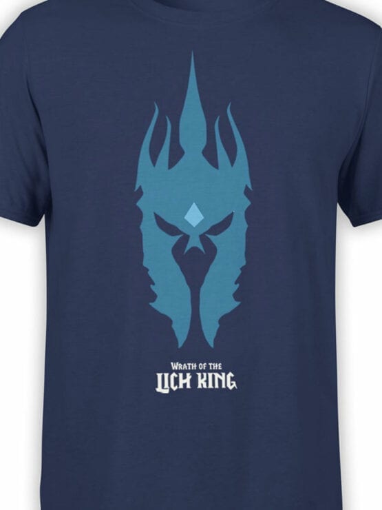 1583 World of Warcraft T Shirt Lich King Front Color