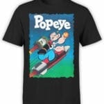 Popeye T-Shirt | Rocket | Best Cartoon T-Shirts #1
