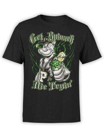 1607 Popeye T Shirt Gang Front