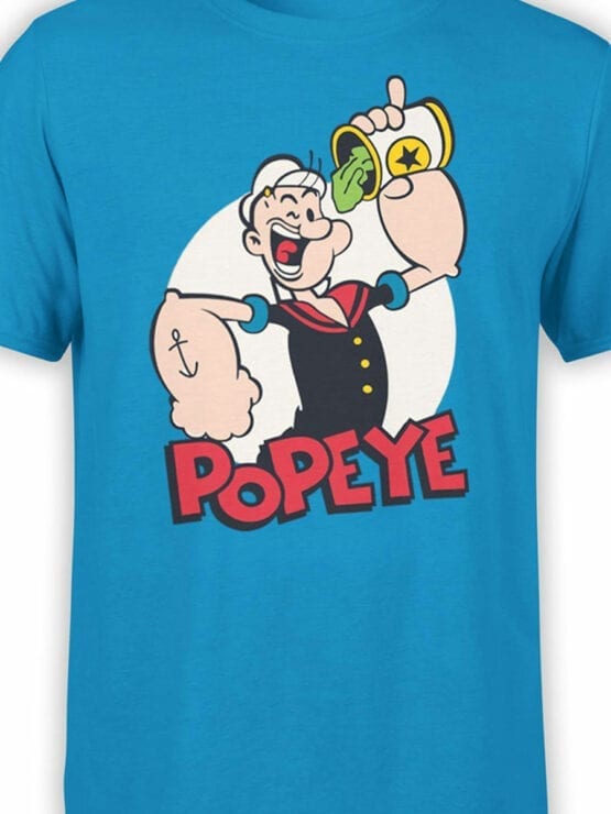 1609 Popeye T Shirt Positive Front Color