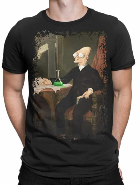 1631 Futurama T Shirt Mr Farnsworth Front Man