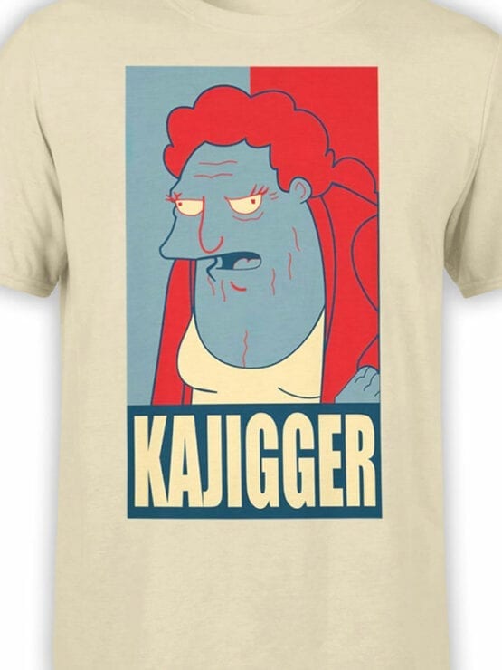 1639 Futurama T Shirt Kajigger Front Color