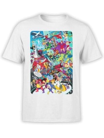 1642 Futurama T Shirt X Futurama Front