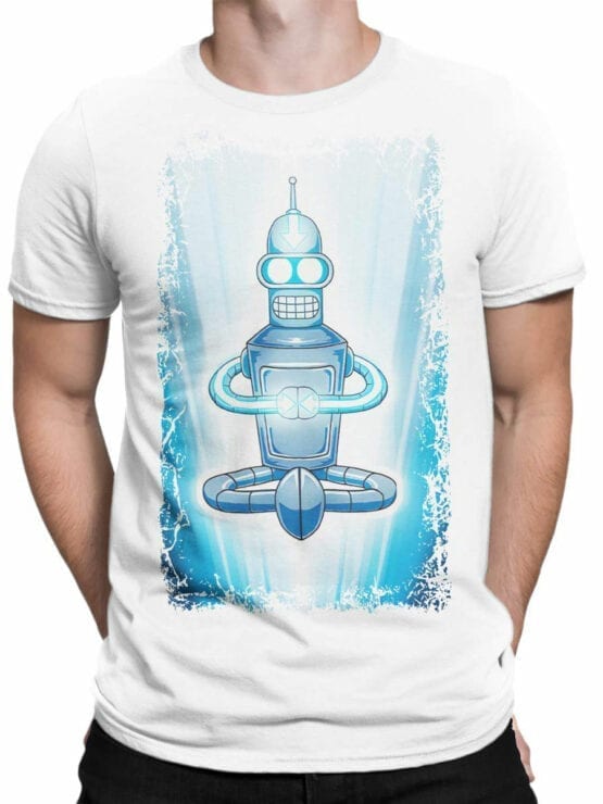 1648 Futurama T Shirt Bender Avatar Front Man