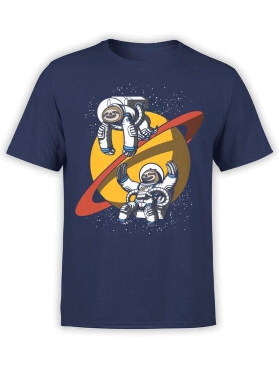 1679 Lazy Astronauts T Shirt NASA T Shirt Front