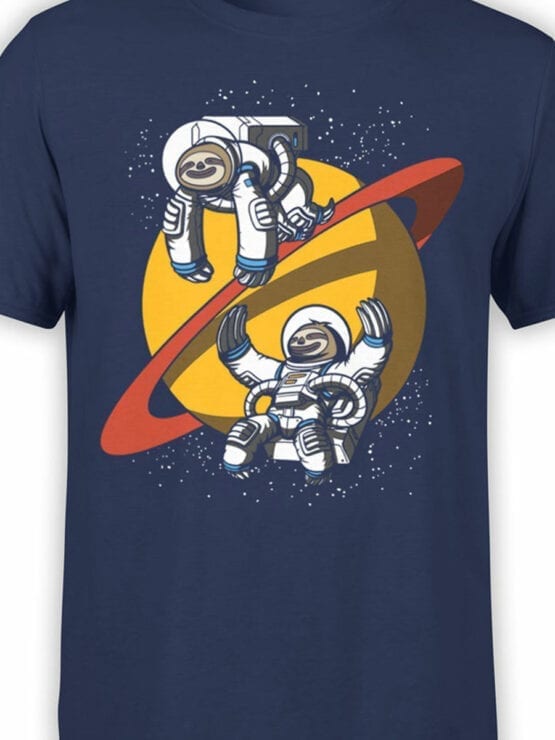 1679 Lazy Astronauts T Shirt NASA T Shirt Front Color