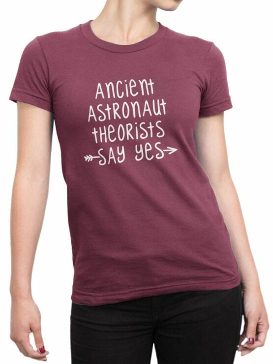 1683 Theorists T Shirt NASA T Shirt Front Woman