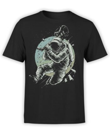 1690 Astro Guitar T Shirt NASA T Shirt Front