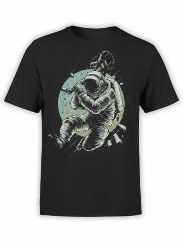 1690 Astro Guitar T Shirt NASA T Shirt Front