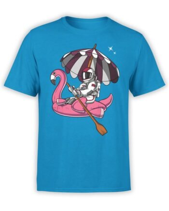 1693 Astro Flamingo T Shirt NASA T Shirt Front