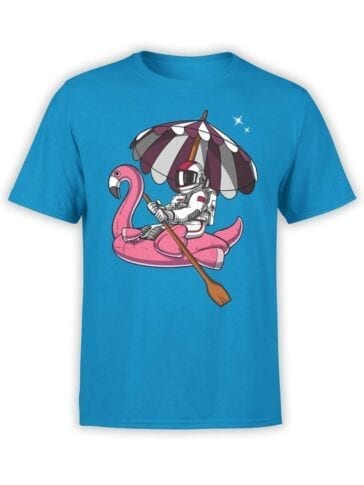 1693 Astro Flamingo T Shirt NASA T Shirt Front