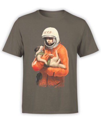 1695 Russian Astronauts T Shirt NASA T Shirt Front