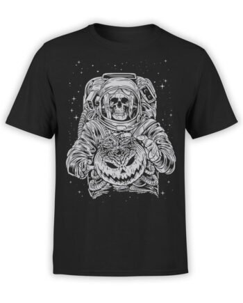 1696 Halloween T Shirt NASA T Shirt Front