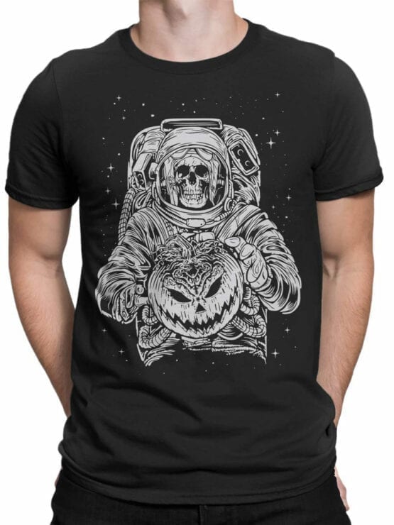 1696 Halloween T Shirt NASA T Shirt Front Man