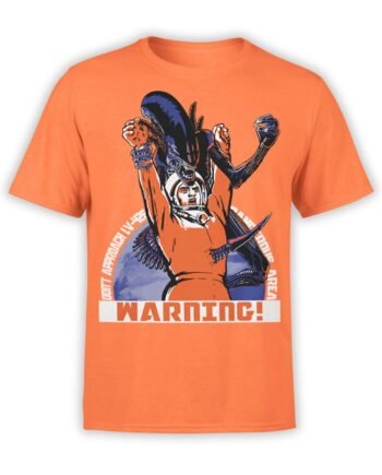 1698 Warning T Shirt NASA T Shirt Front
