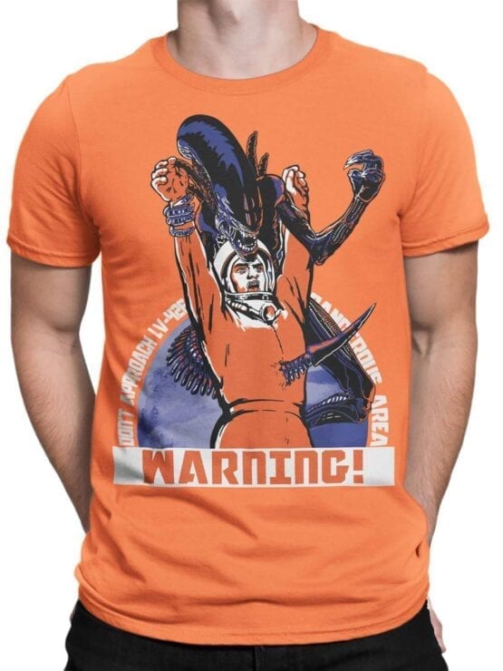 1698 Warning T Shirt NASA T Shirt Front Man