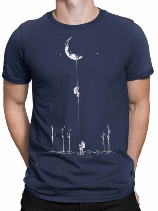 1700 To the Moon T Shirt NASA T Shirt Front Man