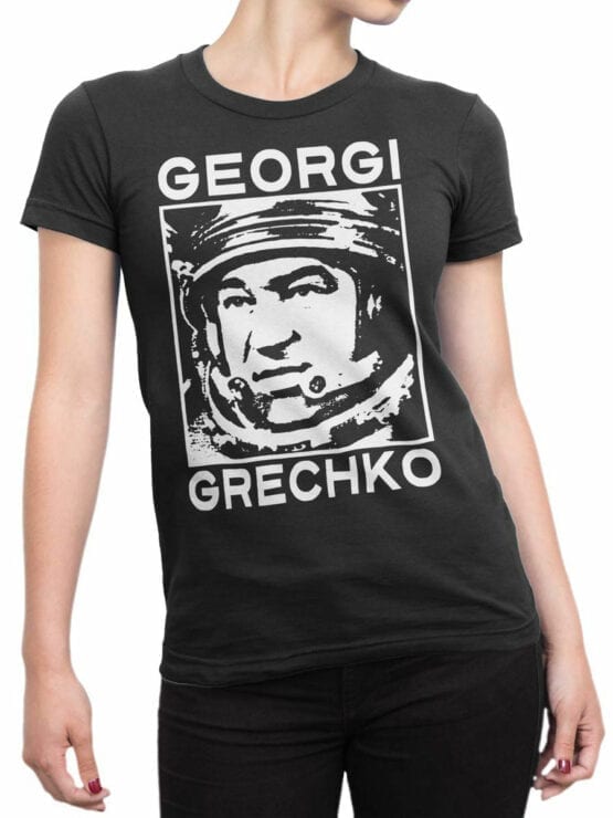 1705 Georgi Grechko T Shirt Front Woman
