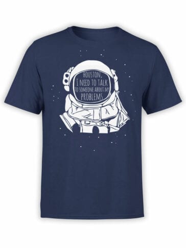 1708 Houston T Shirt NASA T Shirt Front