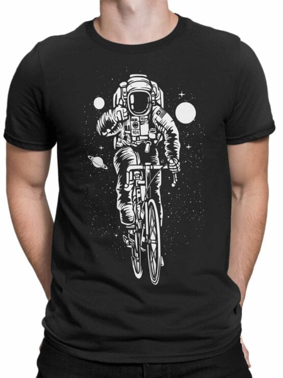 1710 Cyclistnaut T Shirt NASA T Shirt Front Man