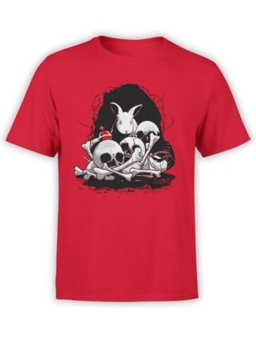 1714 Dangerous Rabbit T Shirt Monty Python T Shirt Front