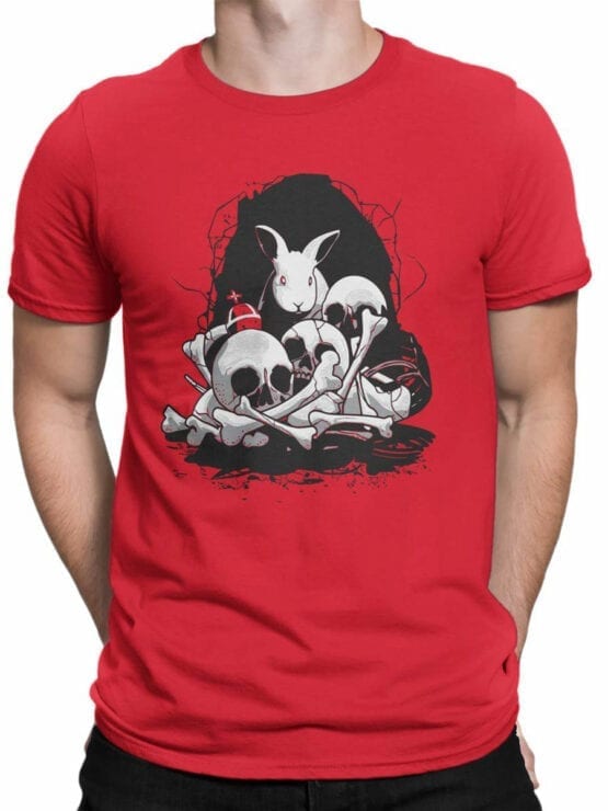 1714 Dangerous Rabbit T Shirt Monty Python T Shirt Front Man
