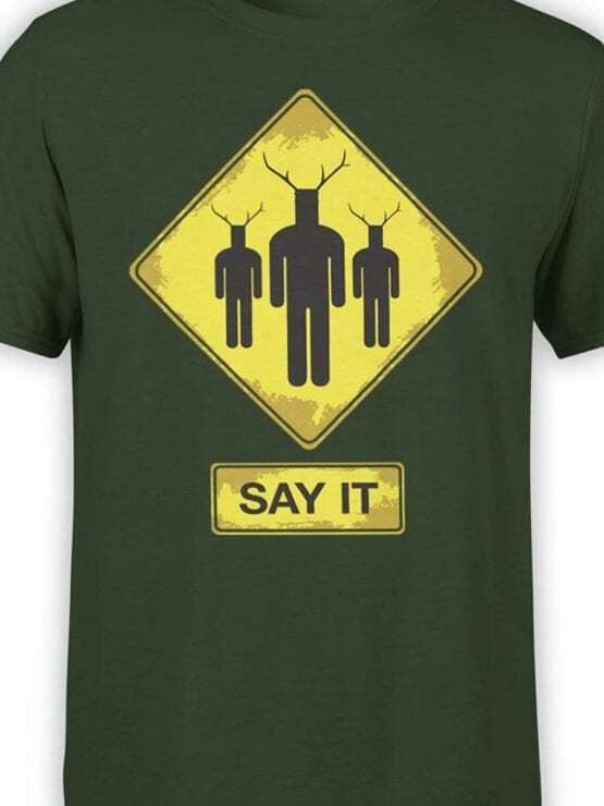 1724 Say It T Shirt Monty Python T Shirt Front Color