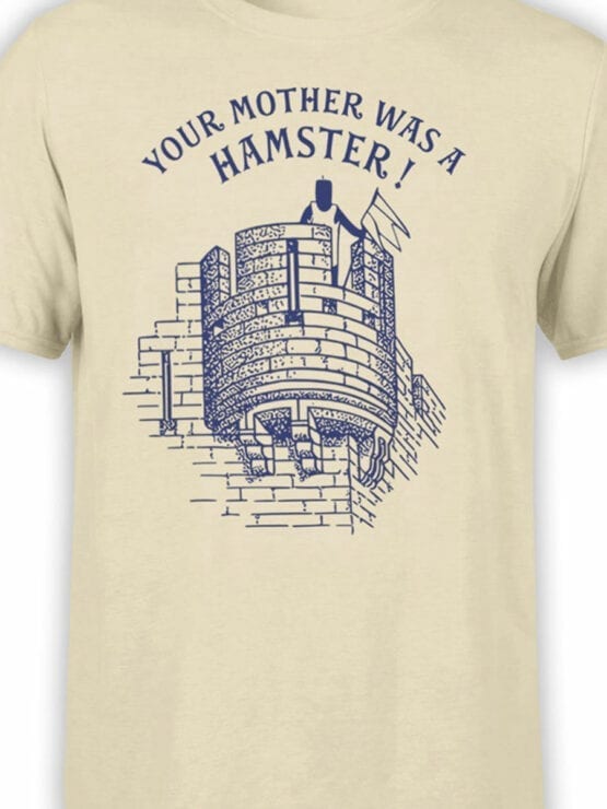 1731 Your Mother was a Hamster T Shirt Monty Python T Shirt Front Color