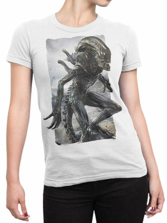 1741 Storm Alien T Shirt Front Woman