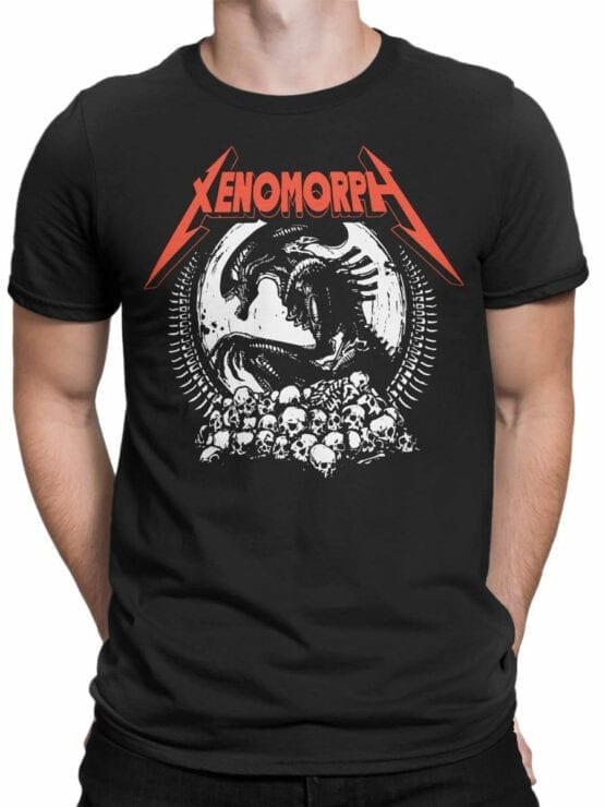 1746 Xenomorph T Shirt Alien T Shirt copy Front Man