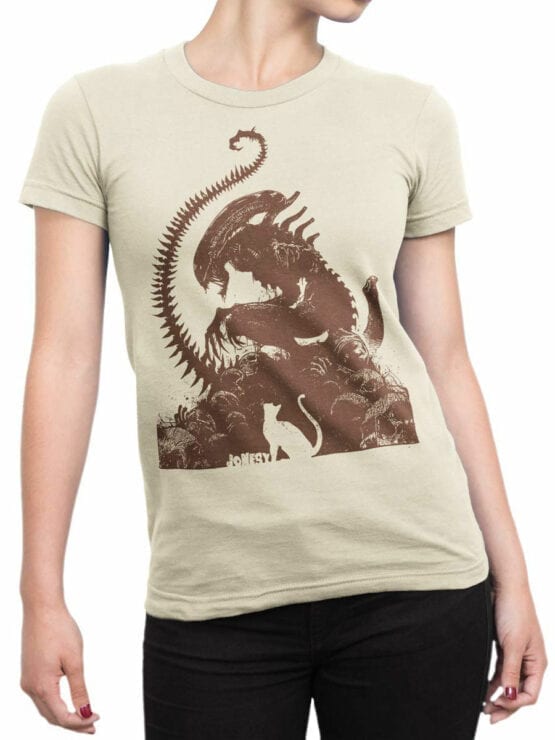 1749 Jonesy T Shirt Alien T Shirt Front Woman