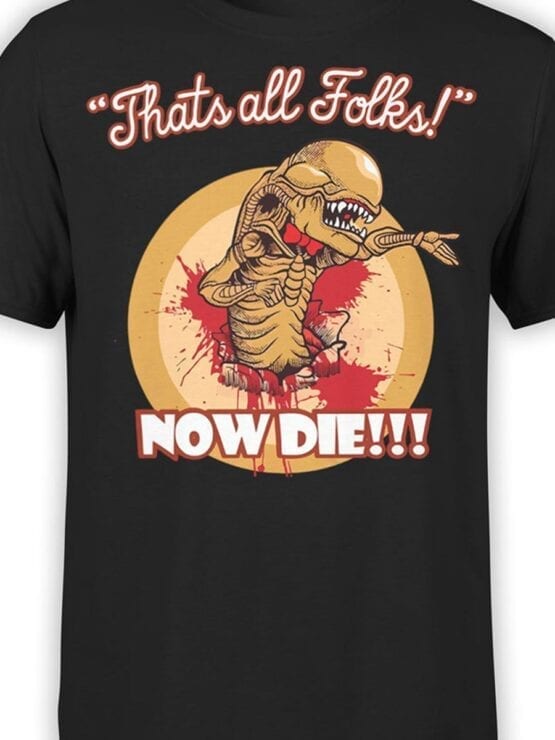 1752 Now Die T Shirt Funny Alien T Shirt Front Color