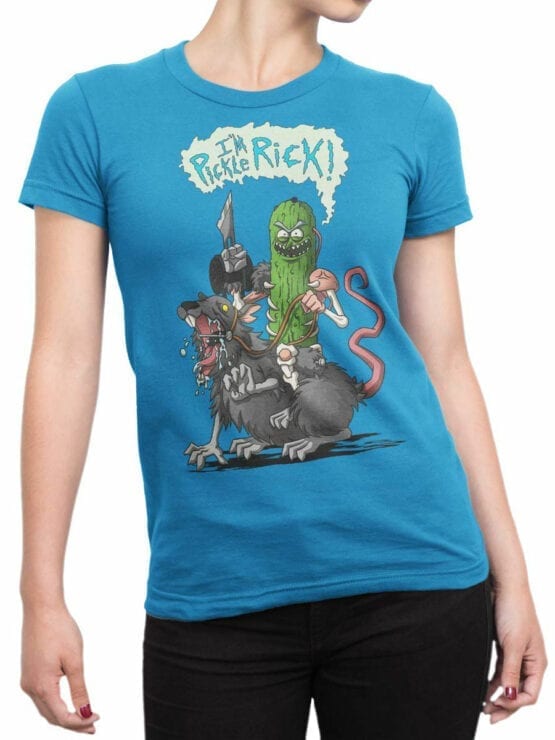 1775 Im Pickle Rick Rick and Morty T Shirt Front Woman