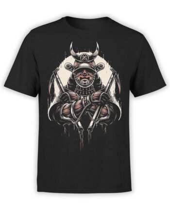 1787 Warrior Samurai T Shirt Front