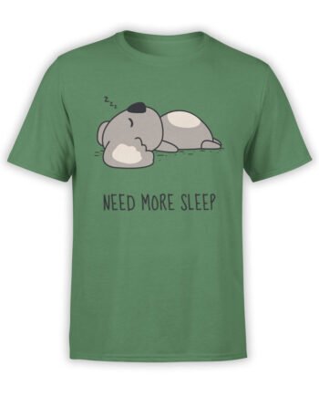 1795 Koala Need For Sleep T Shirt Front