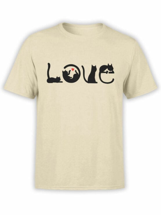 1796 Love Cats T Shirt Front