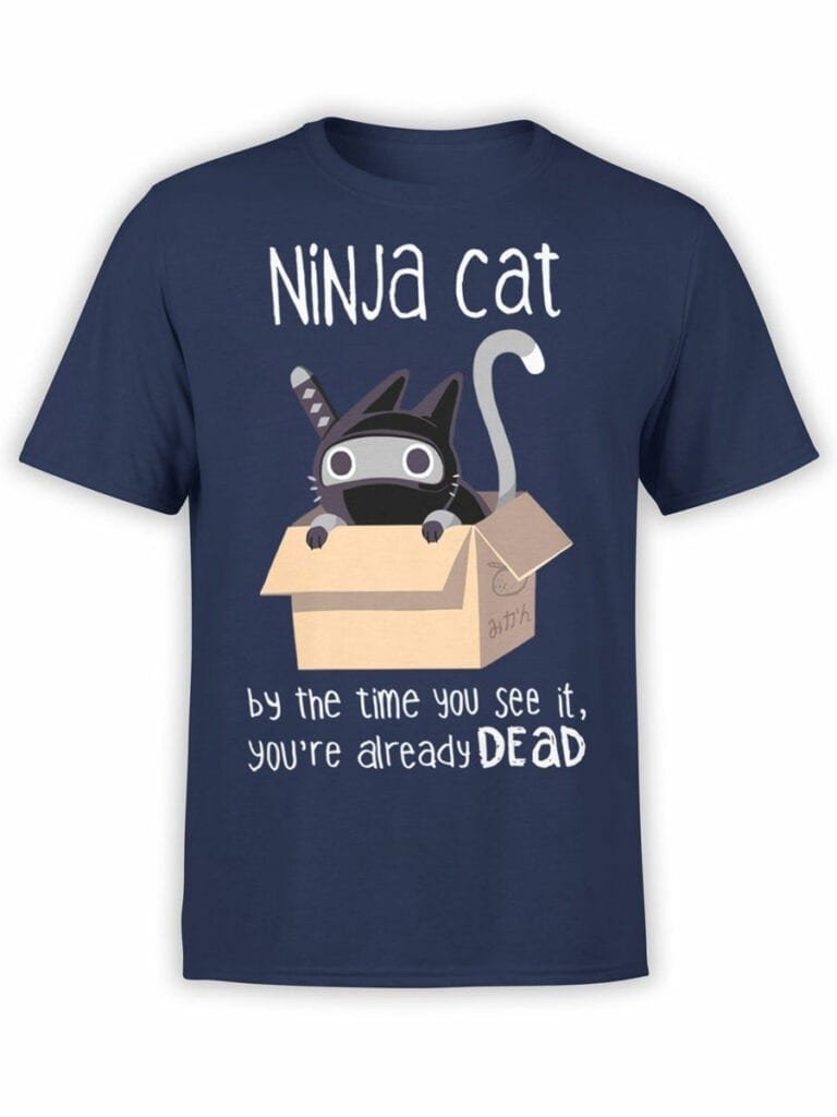 1798-Ninja-Cat-T-Shirt_Front-