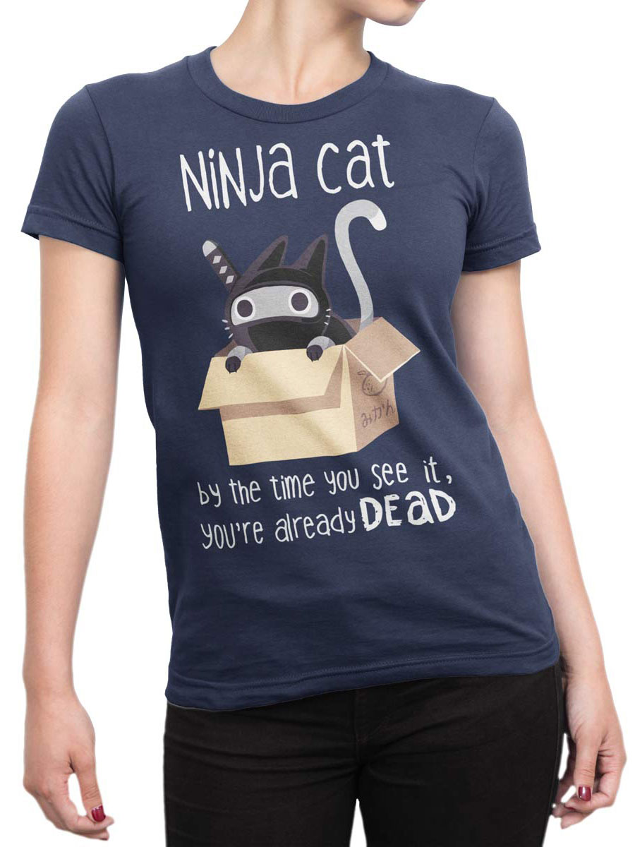 Ninja cat clearance shirt