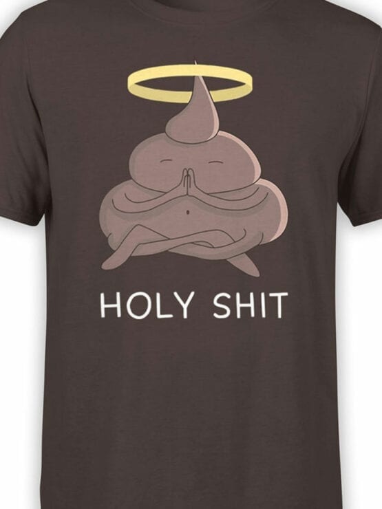 1801 Holy Shit T Shirt Front Color